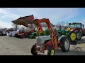 Ford 800 tractor w Du Al 100 front loader