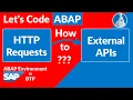 How to make HTTP Requests to External APIs with ABAP URL Method and Communication Arrangement