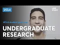 UCLA Soulaimane goes over how to seek out undergraduate research opportunities