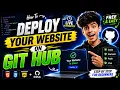 How to Deploy Your Website on GitHub for FREE Host Website on GitHub Pages
