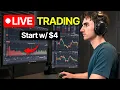 Live Day Trading - Scaling 50 10 000 Risk at 1 000