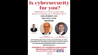 Rutgers IT Informatics Council Presents Is Cybersecurity For You
