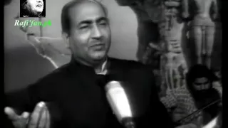 suhani raat dhal chuki mohammad rafi live with naushad