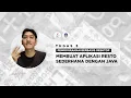 Membuat Aplikasi Resto Sederhana dengan Java Tugas 3 Pemrograman Berbasis Desktop