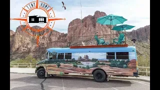 The Ultimate DIY Adventure Bus Tiny House Built With Materials From Craigslist
