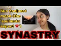 SYNASTRY Sun conjunct partner s moon the soulmate aspect