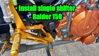 Download How to Install single shifter on RAIDER 150 Carb, MP3