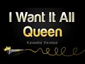 Download Lagu Queen - I Want It All (Karaoke Version)
