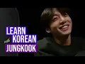 Lagu Learn Korean with JUNGKOOK | Korean Speaking \u0026 Listening Practice
