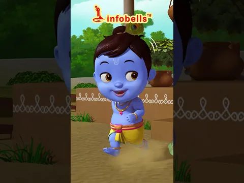 கண்ணா கண்ணா குட்டிக் கண்ணா - Little Krishna | Tamil Rhymes for Kids | Infobells #littlekrishna