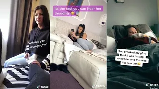 Fake text on Girlfriend see her reaction Tiktok compliant