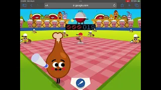 Inside the park home run doodle baseball