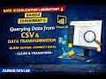 Experiment-6 Data Visualization Laboratory BAI504 Querying Data from CSV DataTransformation VTU