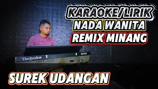 surek undangan versi remix joget karaoke llirik nada wanita