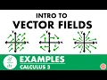 Sketching Vector Fields Examples Calculus 3 - JK Math