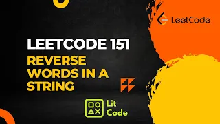 Leetcode 151 - Reverse Words in a String