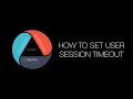 How to set session timeout in Backendless