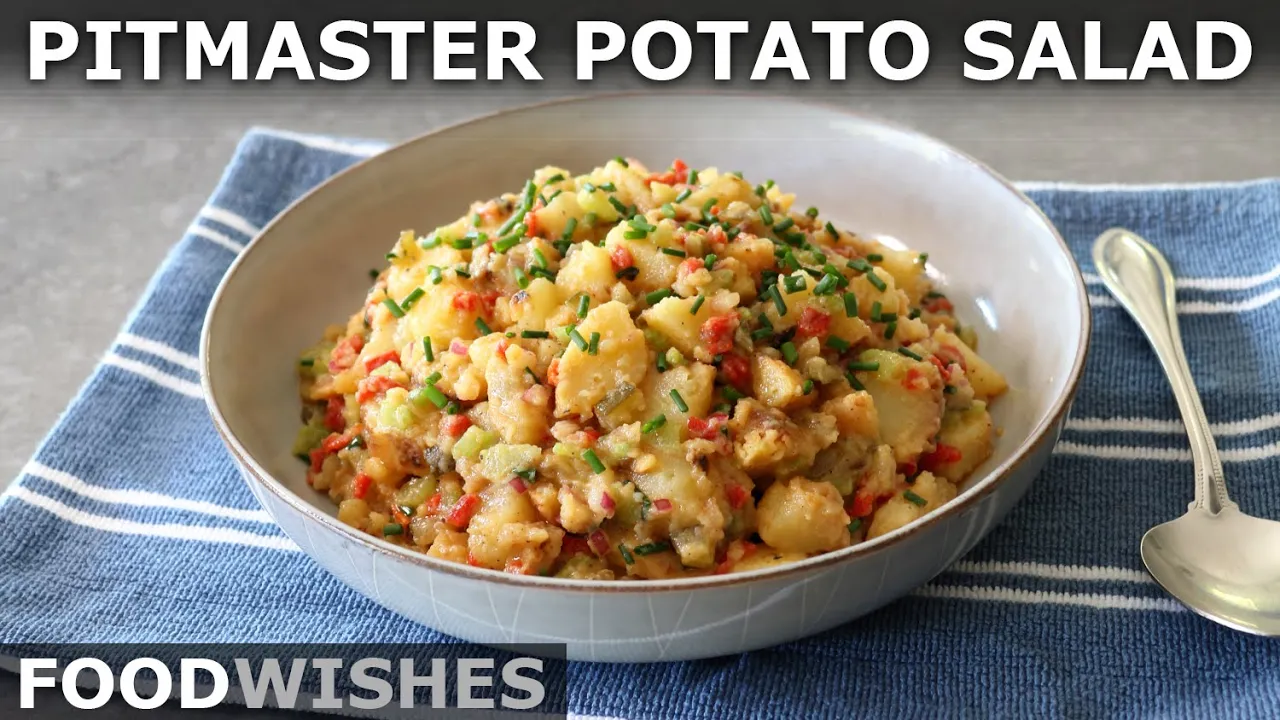 Pitmaster Potato Salad - Fire Roasted "No Mayo" Potato Salad - Food Wishes
