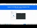 Angular 12 AG-GRID with Custom Datepicker Filter