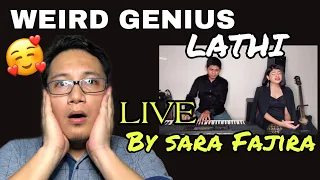 Download Weird Genius - LATHI (ꦭꦛ) Live Version by Sara Fajira // REACTION ZiSy Stories MP3