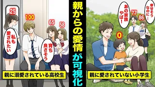 漫画 親からの愛情が可視化されたらどうなるのか 親からの愛情が一瞬でわかる世界とは 