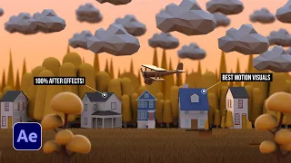 Make Hyper-Visual Cartoon 3D Animations in After Effects
