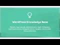WordPress Knowledge Base Wiki Plugin for WordPress with Frontend Submission Codecanyon Scripts