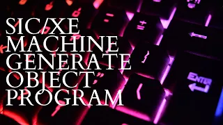 MACHINE GENERATE OBJECT PROGRAM - 18CS61 MODULE1