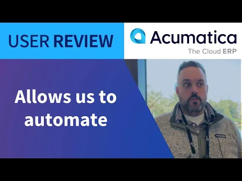Thumbnail for Pros and Cons with Nick from CBIZ, Inc | Acumatica Review