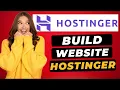 How to Build a Website With Hostinger Hostinger Website Builder Tutorial