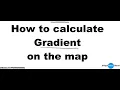 Geography - Map reading Gradient