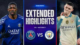 PSG vs. Man. City: Extended Highlights | UCL League Phase MD 7 | CBS Sports Golazo