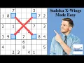 BEST X-Wing Ever Sudoku Advanced Tutorial 23