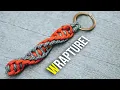 Double DNA WRAPTURE Paracord Keychain