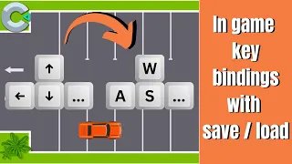 custom in game keybindings with save and load functions Construct 3 tutorial