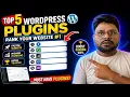Top 5 WordPress Plugins You NEED in 2026 SEO Speed Better Rankings