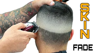 تعلم احدث وأسهل طريقة لتدريج الشعر شرح خطوة بخطوة للمبتدئين في مهنة الحلاقة Perfect Skin Fade 
