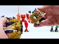 Combining the NEW Ninjago Lloyd, Kai, Cole, & Sora Mechs! 64+ Combinations!