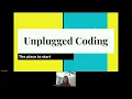 Unplugged Coding In The Elementary School K 5