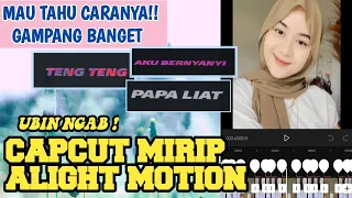 Download Tutorial Cara Buat Jedag Jedug Dj Papa Liat Aku Bernyanyi X Haning | Jedag Jedug Capcut Alighmotion MP3