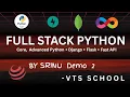 Full Stack Python - By Srinu
