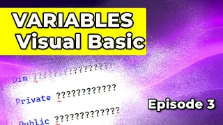 Visual Basic Tutorial Variables