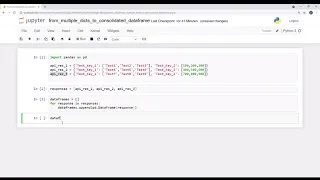 Convert Multiple Dictionaries to Pandas Dataframe