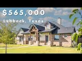 Touring a 560 000 home in Lubbock Texas