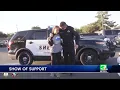 We Had So Much Support Deputies Escort Deputy Mark Stasyuk s Sister To School