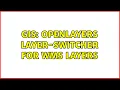 GIS OpenLayers layer-switcher for WMS layers 3 Solutions