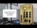 JNH Lifestyles Joyous 2 Person Far Infrared Sauna Low EMF