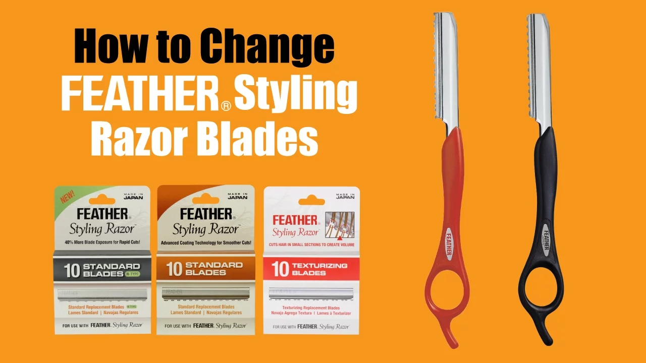 How to change Feather Styling Razor Blades
