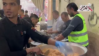 مائدة رمضانية ضخمة في الإسكندرية    العلوايا  ينشرون البهجة ب    ألف وجبة في محطة مصر دندنها