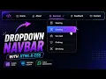 dropdown navbar in html and css in Hindi dropdown navbar